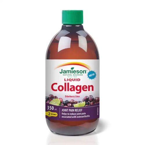 Jamieson Liquid Collagen Elderberry Lime 350mL