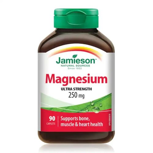 Jamieson Magnesium 250mg Ultra Strength 90 Caplets