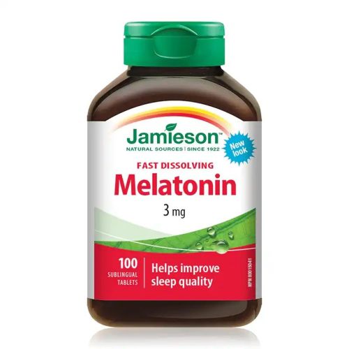 Jamieson Melatonin 3mg Fast Dissolving 100 Tablets