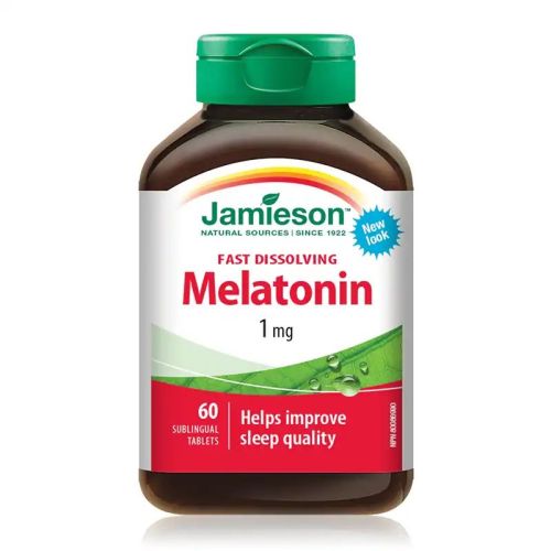 Jamieson Melatonin 1mg Fast Dissolving Unflavoured 60 Tablets
