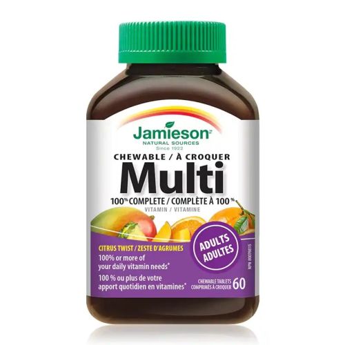 Jamieson Multi Adults 100% Complete Citrus 60 Chewable