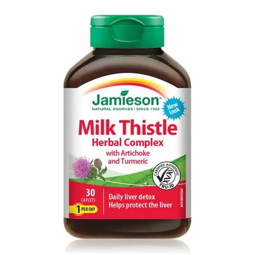 Jamieson Milk Thistle Herbal Complex 30 Caplets