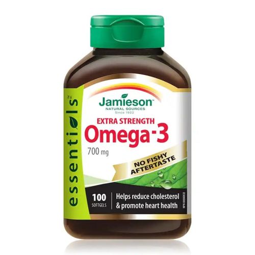 Jamieson Omega-3 700mg Extra Strength 100 Softgels