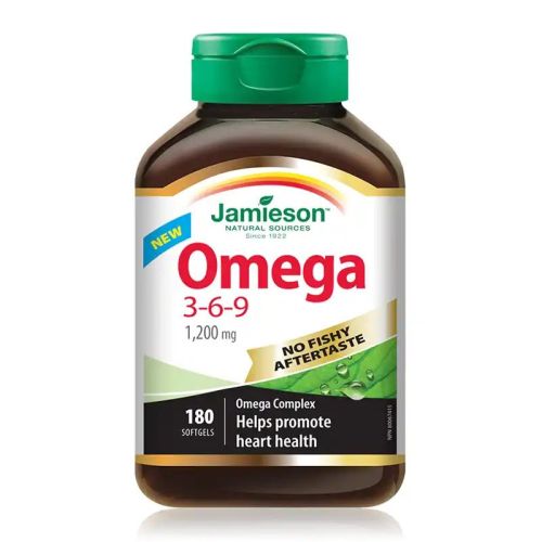 Jamieson Omega 3-6-9 1200mg 180 Softgels