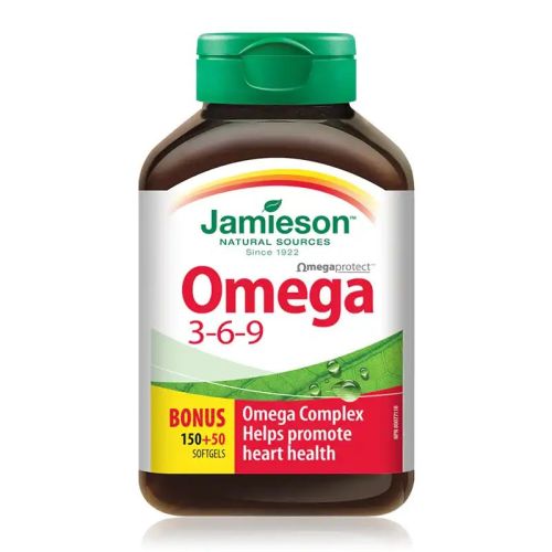 Jamieson Omega 3-6-9 150+50 Softgels