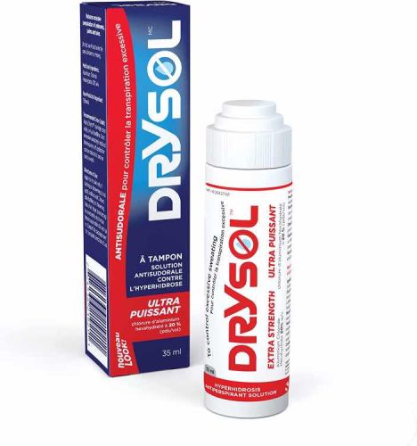Drysol Clinical Strength Antiperspirant(20% Extra-Strength: 35 mL)