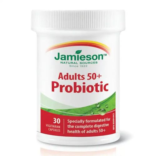 Jamieson Probiotic 15 Billion Adults 50+ 30 Veggie Caps