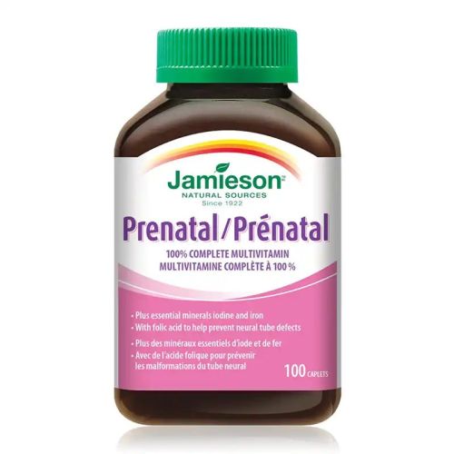 Jamieson Prenatal 100% complete multivitamin 100 Caplets