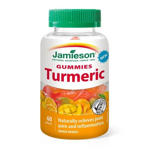 Jamieson Turmeric Mango Orange 60 Gummies