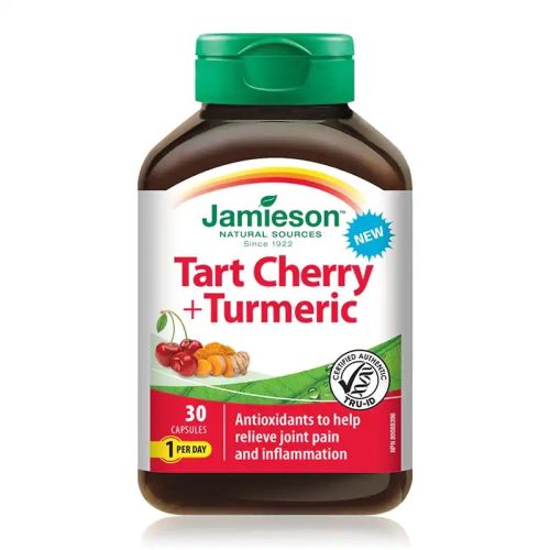 Jamieson Tart Cherry + Turmeric 30 Capsules