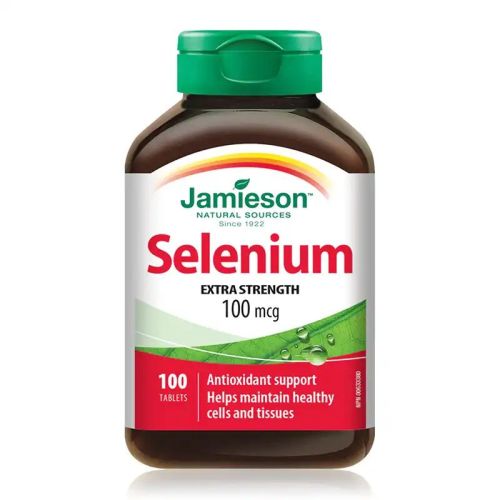 Jamieson Selenium 100mcg Extra Strength 100 Tablets