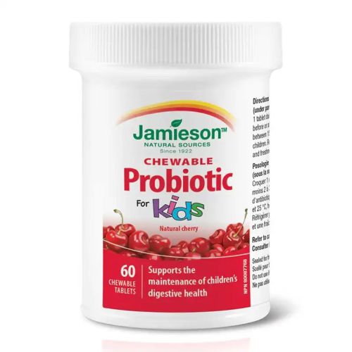 Jamieson Probiotic For Kids Natural Cherry 60 Chewable Tablets