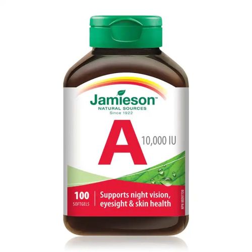 Jamieson Vitamin A 10000IU 100 Softgels