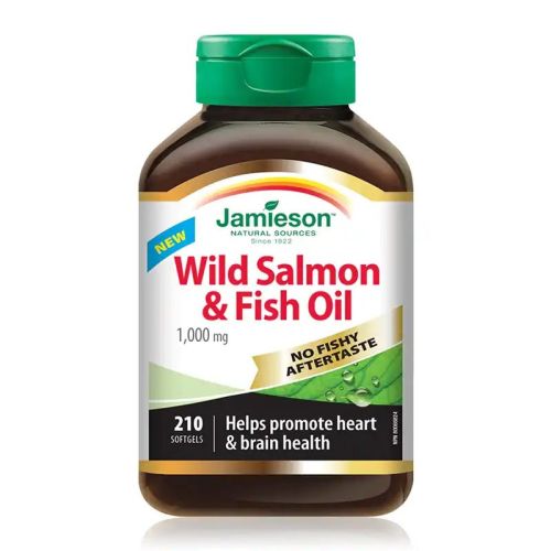 Jamieson Wild Salmon & Fish Oil 1000mg 210 Softgels