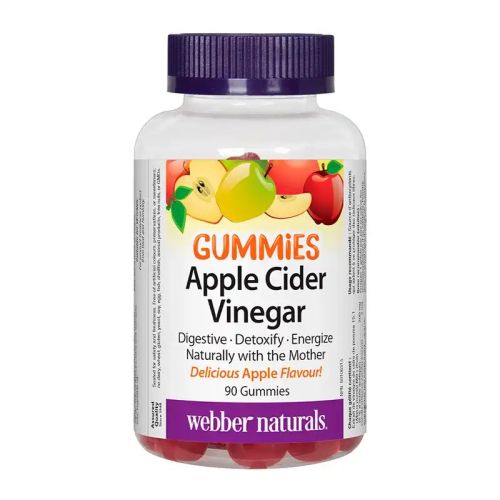 Webber Naturals Apple Cider Vinegar 200mg, 90 Gummies