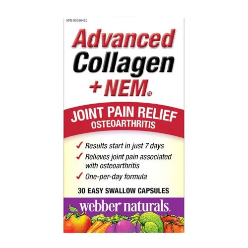 Webber Naturals Advanced Collagen + NEM, 30 Capsules