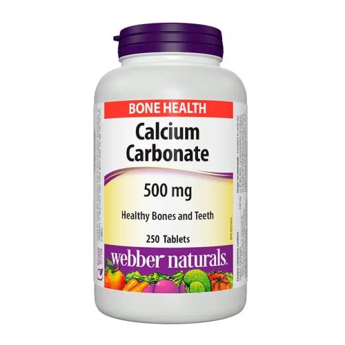 Webber Naturals Calcium Carbonate 500mg, 250 Tablets