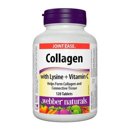 Webber Naturals Collagen With Lysine and Vitamin C, 120 Tablets