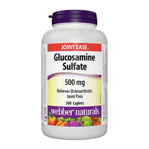 Webber Naturals Glucosamine Sulfate 500mg, 360 Caplets