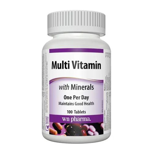 Webber Naturals Multi Vitamin with Minerals, 100 Tablets