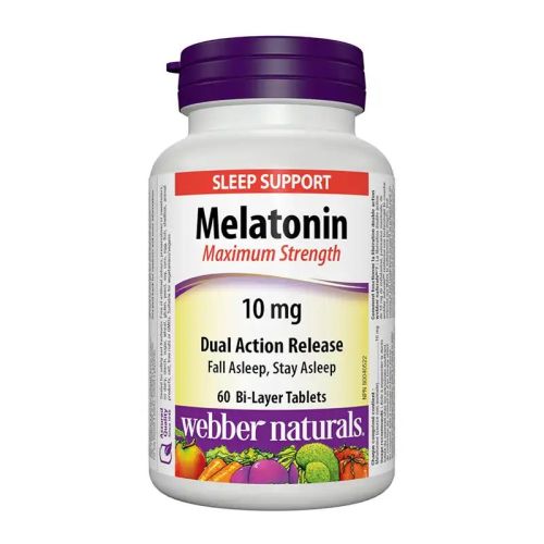 Webber Naturals Melatonin Maximum Strength 10mg, 60 Tablets
