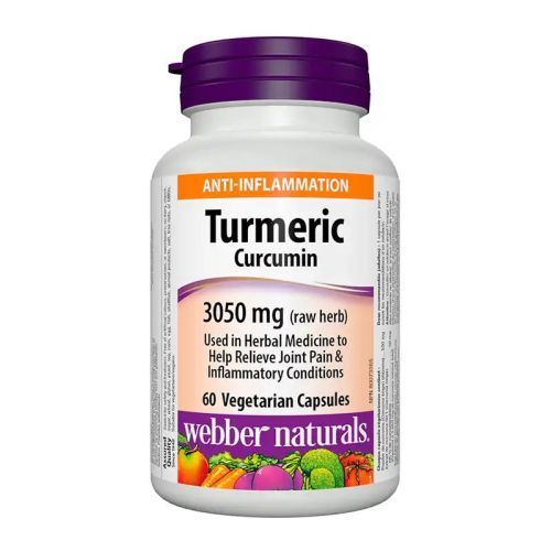 Webber Naturals Turmeric Curcumin 3050mg, 60 Veggie Caps