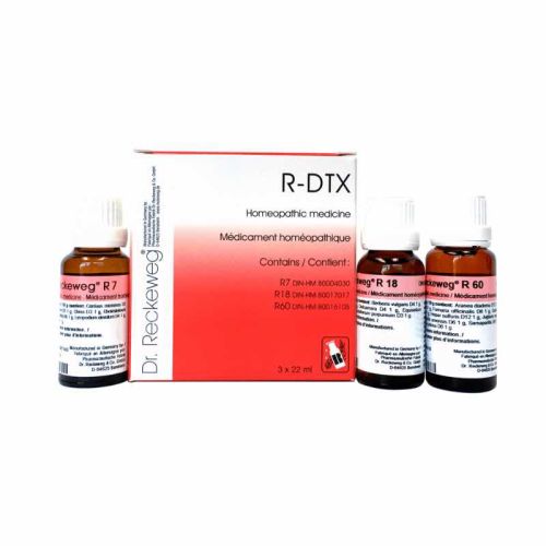 Dr. Reckeweg R-DTX kit, R7 | R18 | R60, 3 x 22ml