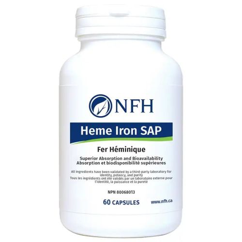 NFH Heme Iron SAP, 60 Capsules