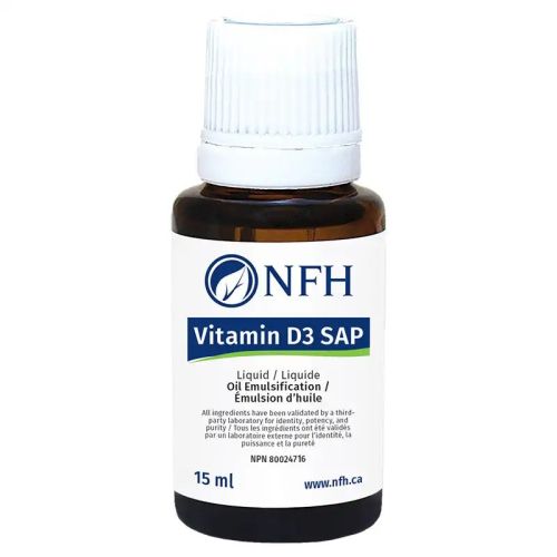 NFH Vitamin D3 SAP 1000 IU Liquid, 25mcg/drop, 15 ml