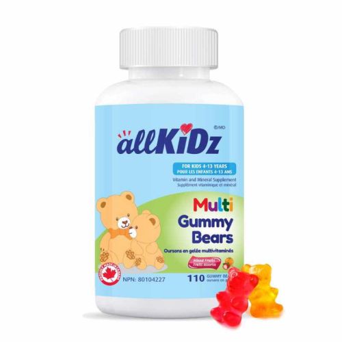 Allkidz Naturals Multi Gummy Bears, 110 Gummies