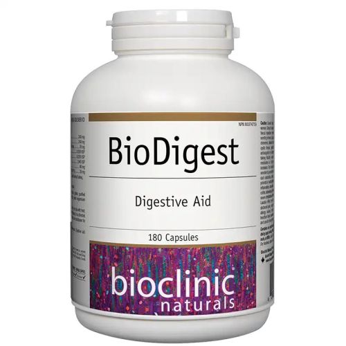 Bioclinic Naturals BioDigest, 180 Capsules