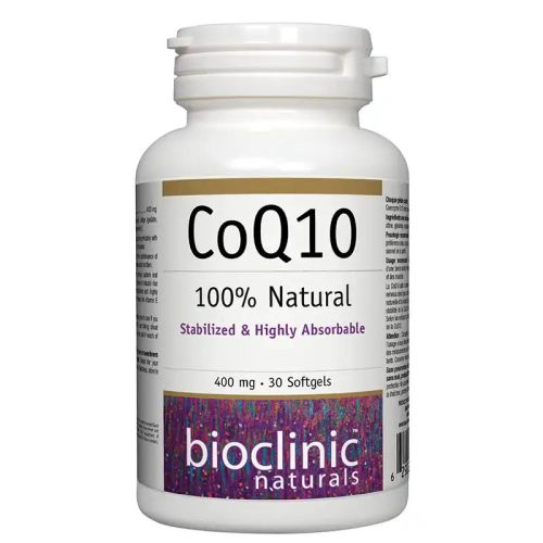 Bioclinic Naturals CoQ10 400 mg, 30 Softgels
