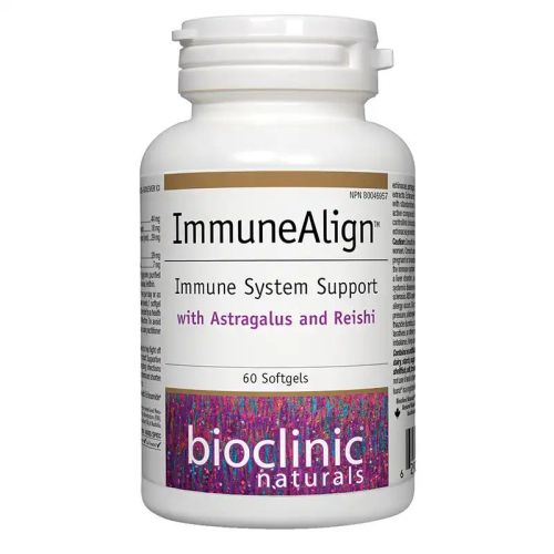 Bioclinic Naturals ImmuneAlign™ with Astragalus and Reishi, 60 Softgels