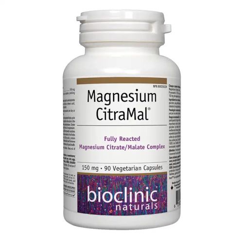 Bioclinic Naturals Magnesium CitraMal® 150 mg, 90 Vegetarian Capsules
