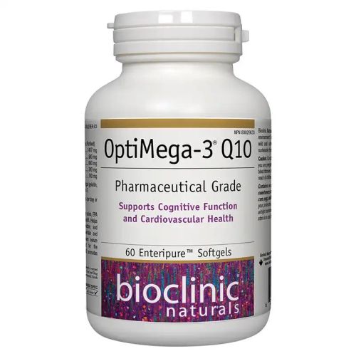 Bioclinic Naturals OptiMega-3® Q10, 60 Softgels