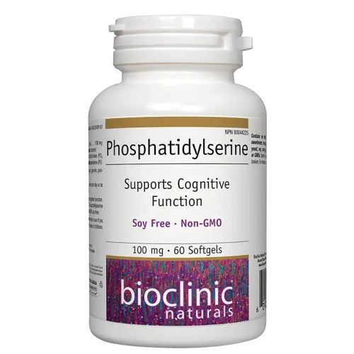 Bioclinic Naturals Phosphatidylserine 100 mg, 60 Softgels