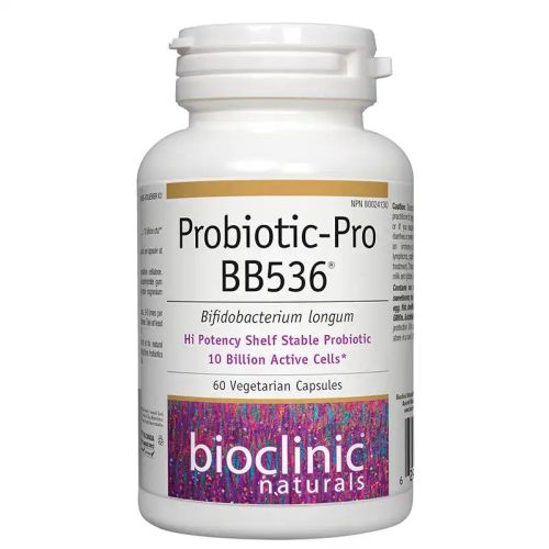 Bioclinic Naturals Probiotic-Pro BB536 10 Billion Active Cells, 60 Capsules