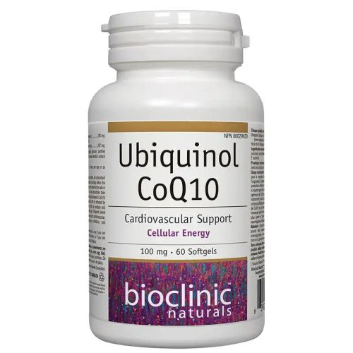 Bioclinic Naturals Ubiquinol CoQ10 100 mg, 60 Softgels