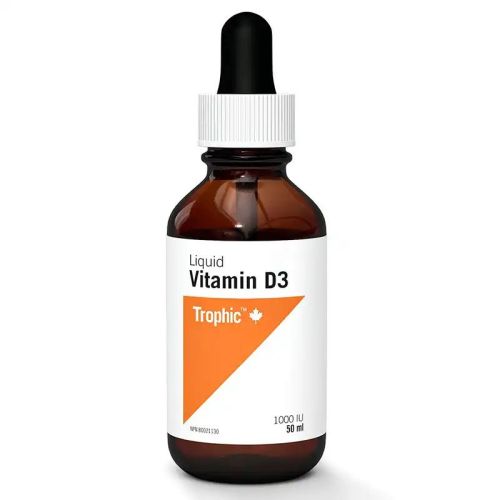 Trophic Vitamin D3 Liquid 1000 IU, 50 ml