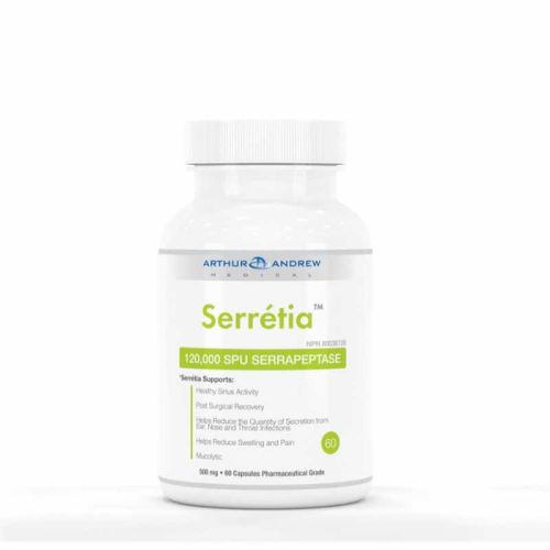 Arthur Andrew Medical Serretia, 60 Capsules