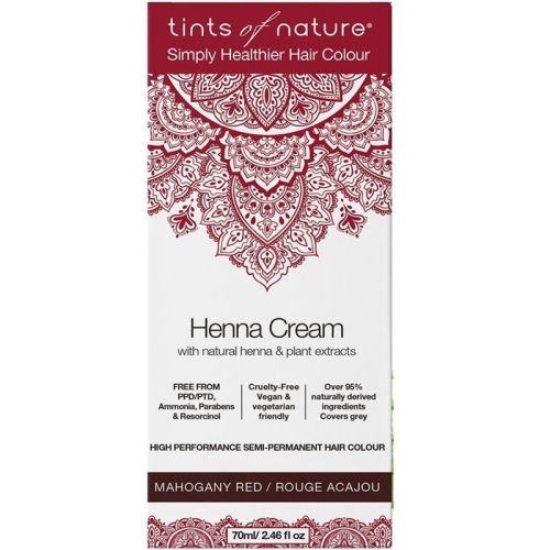 Tints of Nature Henna Cream Mahogany Red, 70mL