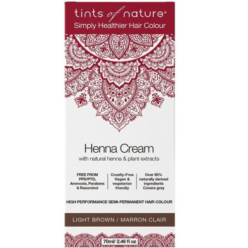 Tints of Nature Henna Cream Light Brown, 70mL