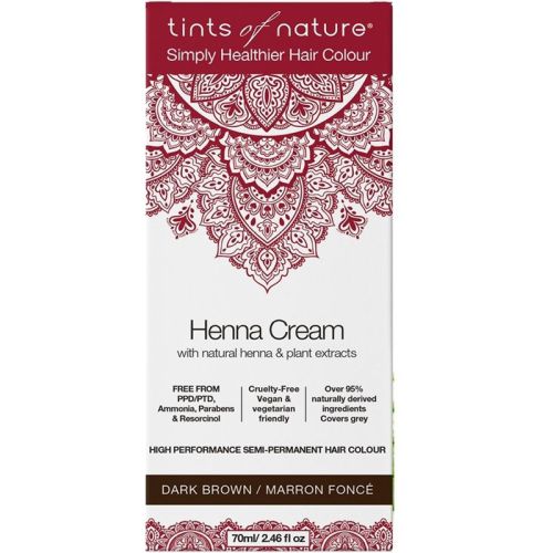 Tints of Nature Henna Cream Dark Brown, 70mL