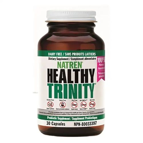 Natren - Healthy Trinity - Dairy-Free Probiotics - 30 Capsules