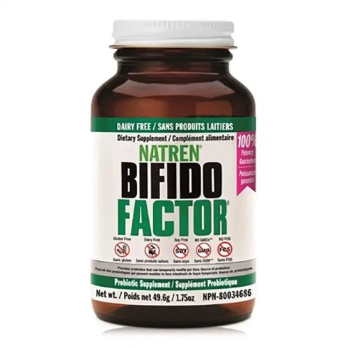 Natren - Bifido Factor - Dairy-Free Probiotic Powder - 49 g