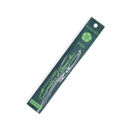 Maroma Premium Stick Incense Vetiver, 10 Packs