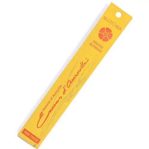 Maroma Premium Stick Incense Orange Blossom, 10 Packs