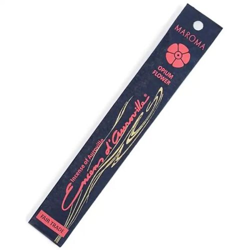 Maroma Premium Stick Incense Opium Flower, 10 Packs