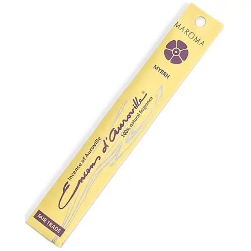 Maroma Premium Stick Incense Myrrh, 10 Packs