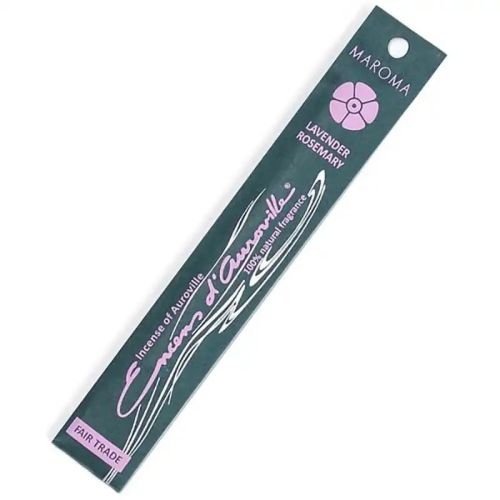 Maroma Premium Stick Incense Lavender Rosemary, 10 Packs